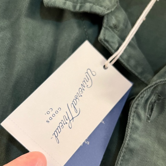 16. Universal Thread™ Women's Long Sleeve Button-Front Boilersuit - Green - Picture 9 of 15